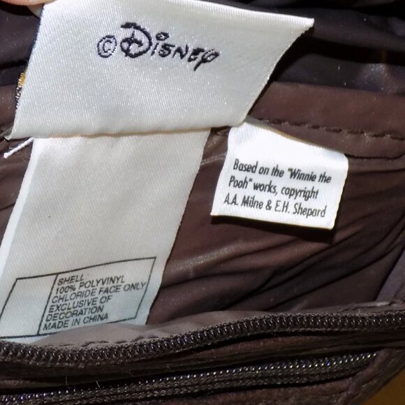 Vintage Walt Disney World Winnie The Pooh Piglet Tigger Faux Leather Fanny Pack - Picture 8 of 12